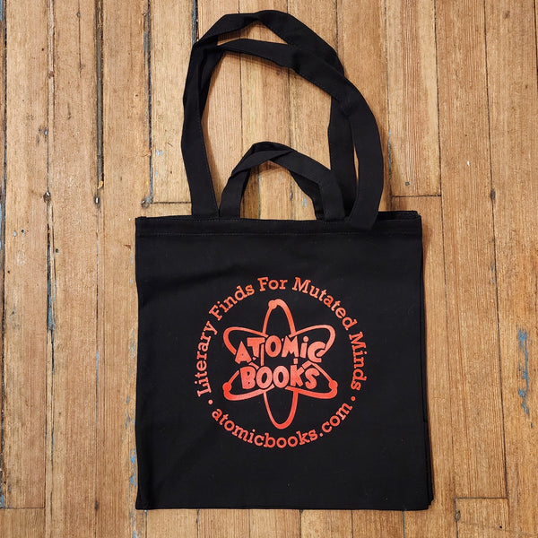 Atomic Books Classic Logo Tote (Red On Black)