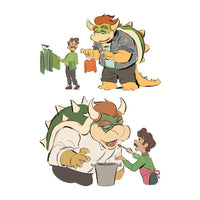 Bowuigi: Bowser And Luigi Are In Love