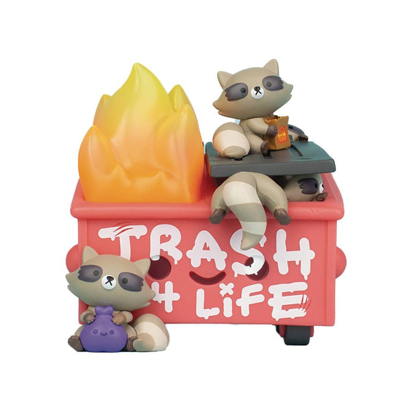 Dumpster Fire Vinyl Figure (Trash Panda Version)