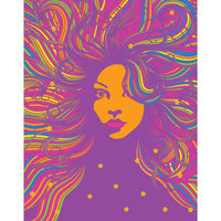 Hippy And Trippy Art: 14 Black Light Posters