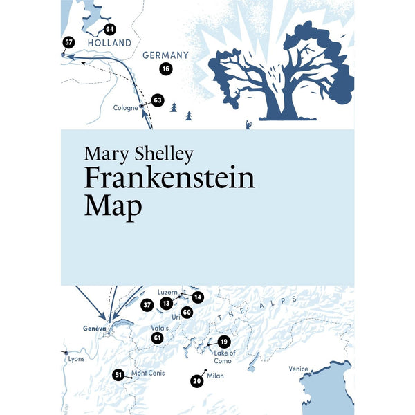 Mary Shelley: Frankenstein Map 