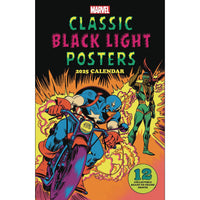 Marvel Classic Black Light Calendar 2025