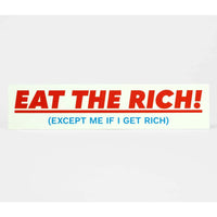 Eat The Rich Sticker