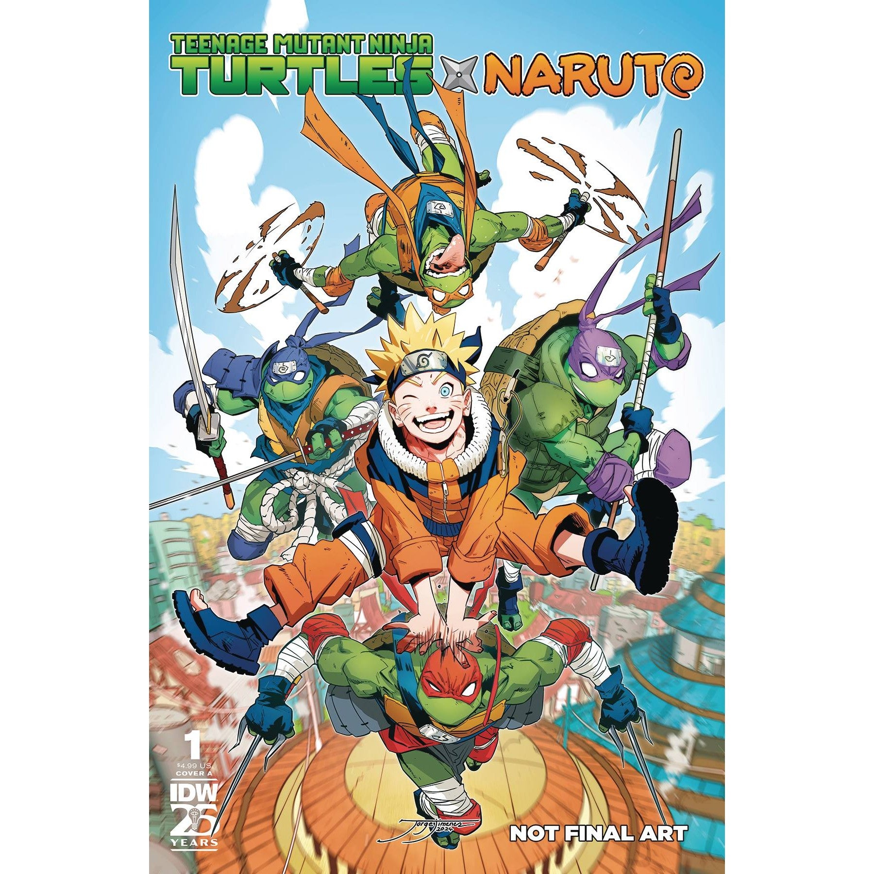 Teenage Mutant Ninja Turtles X Naruto #1 – Atomic Books