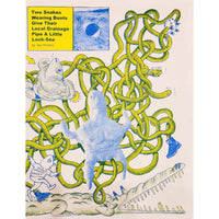 Two Snakes Wearing Boots Give Their Local Drainage Pipe A Little Look-See