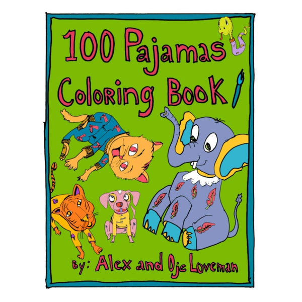 100 Pajamas Coloring Book