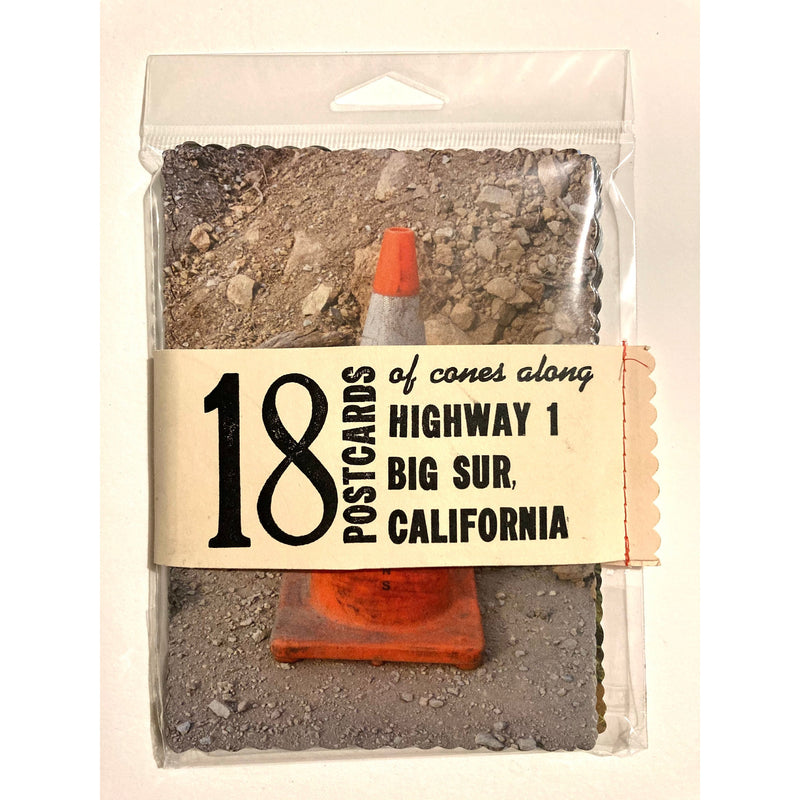 18 Postcards Of Cones Along Highway 1, Big Sur California