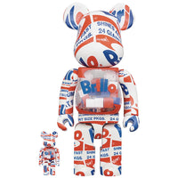 Andy Warhol Brillo Bearbrick 2-Pack