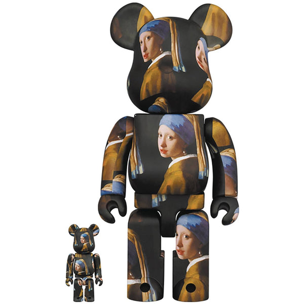 Girl With The Pearl Earring Bearbrick 2-Pack