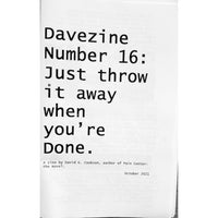 Davezine #16