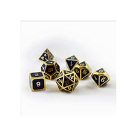 Imperial Dice Set (Blue On Gold)