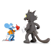 The Simpsons Itchy And Scratchy Medium Vinyl Figure Set