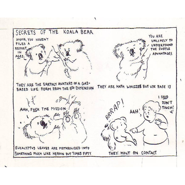 Lulu Eightball Original Art: Secrets Of The Koala Bear