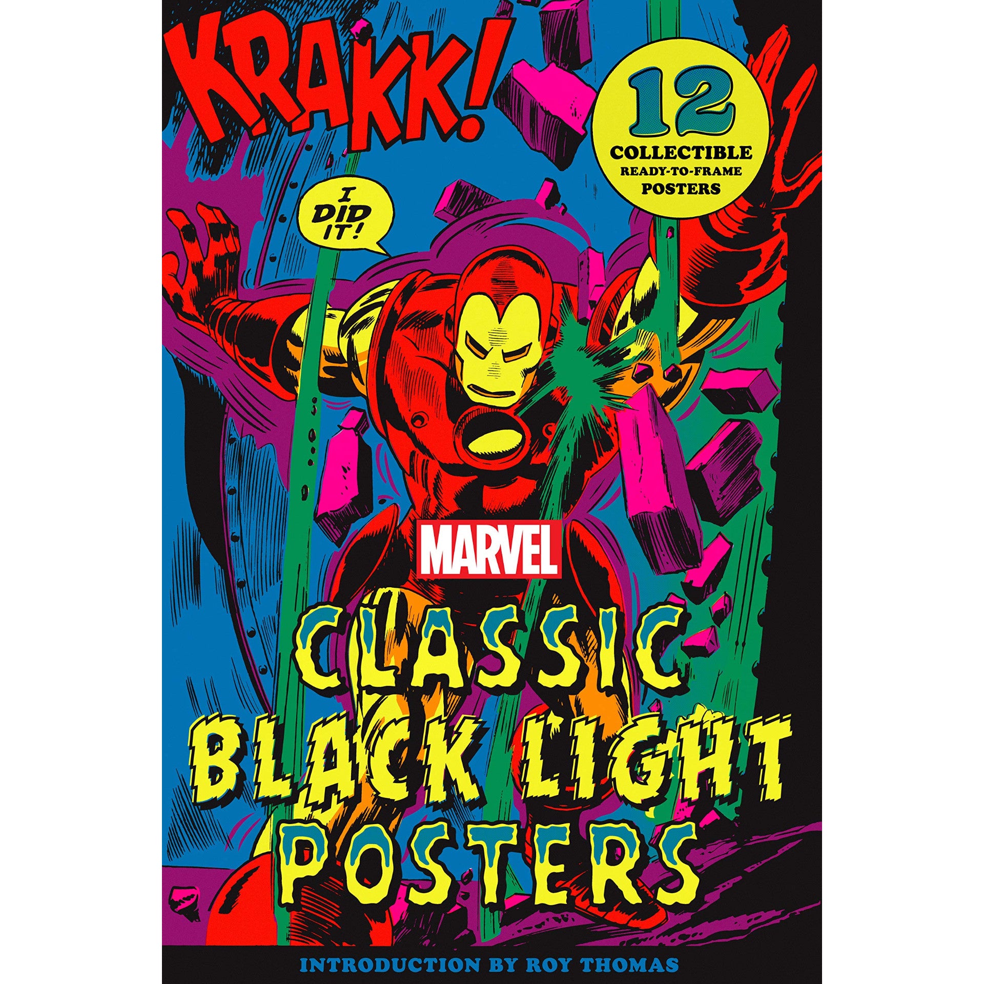 ★激レア★ヴィンテージ　MARVEL　ハルク　ブラックライトポスター Marvel Classic Black Light Collectible Poster Portfolio – Atomic Books