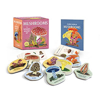 Mushrooms: A Wooden Magnet Set