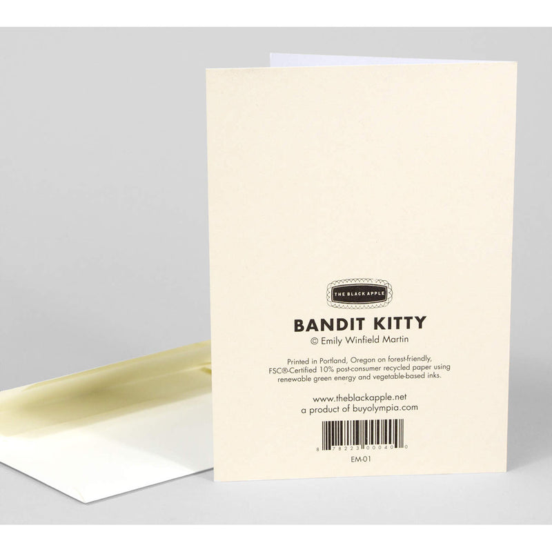 Bandit Kitty Notecard