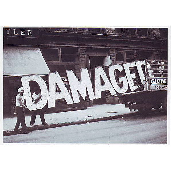 Damaged New York City Postcard