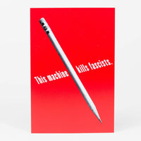 This Machine Kills Fascists Postcard