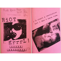 Riot Grrrl Split Zine
