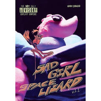 Sad Girl Space Lizard