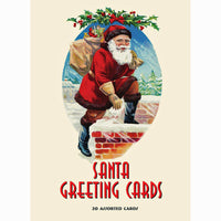 Santa Greeting Cards: 20 Assorted Cards in Deluxe Tin