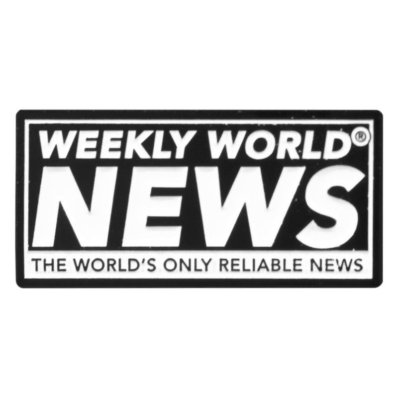 Weekly World News Logo Enamel Pin