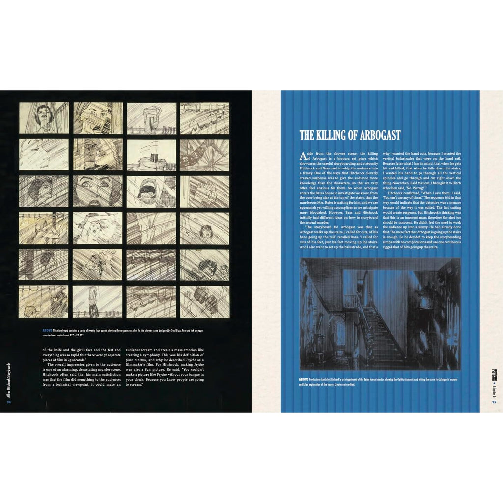 Alfred Hitchcock Storyboards