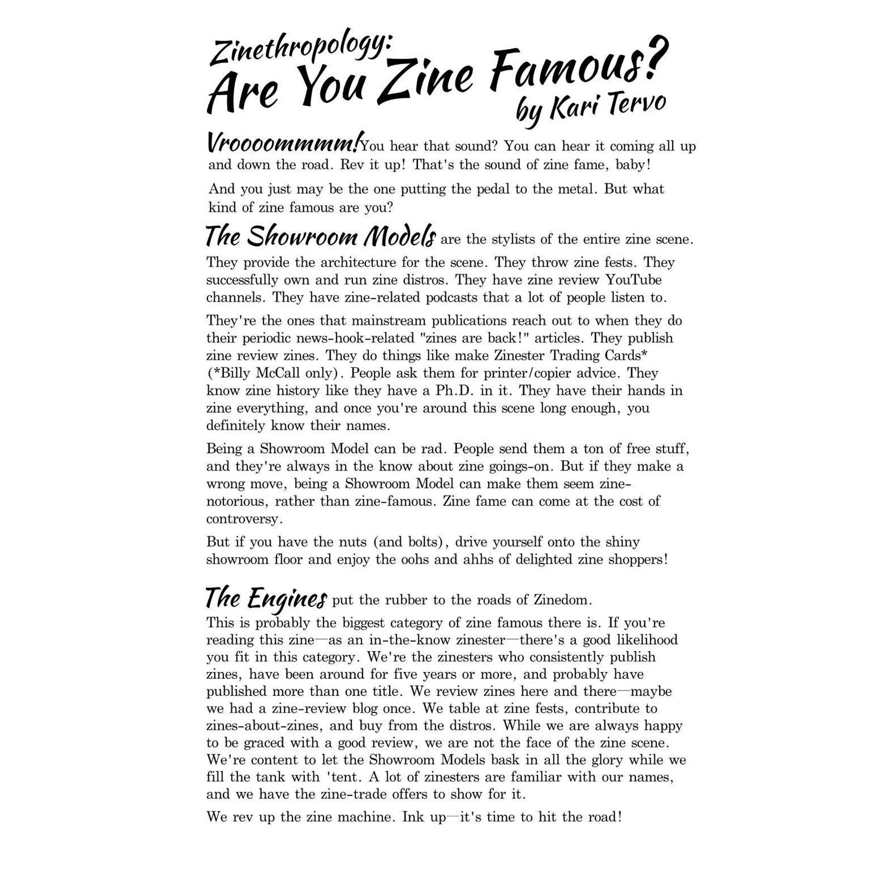 Behind The Zines #21