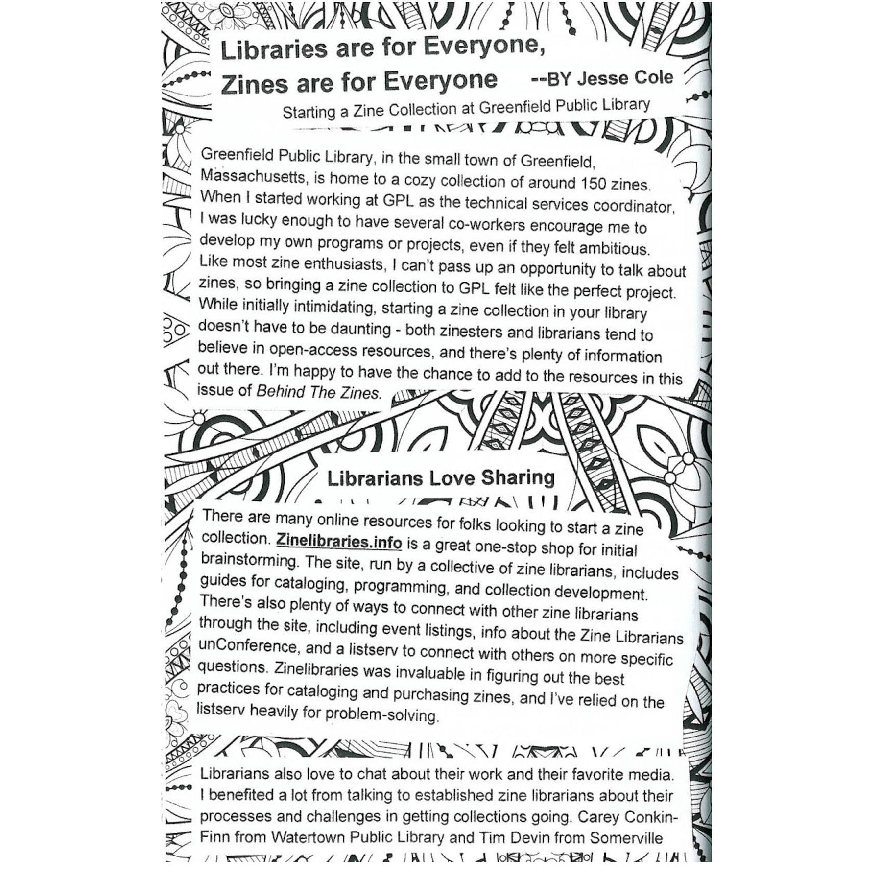 Behind The Zines #17
