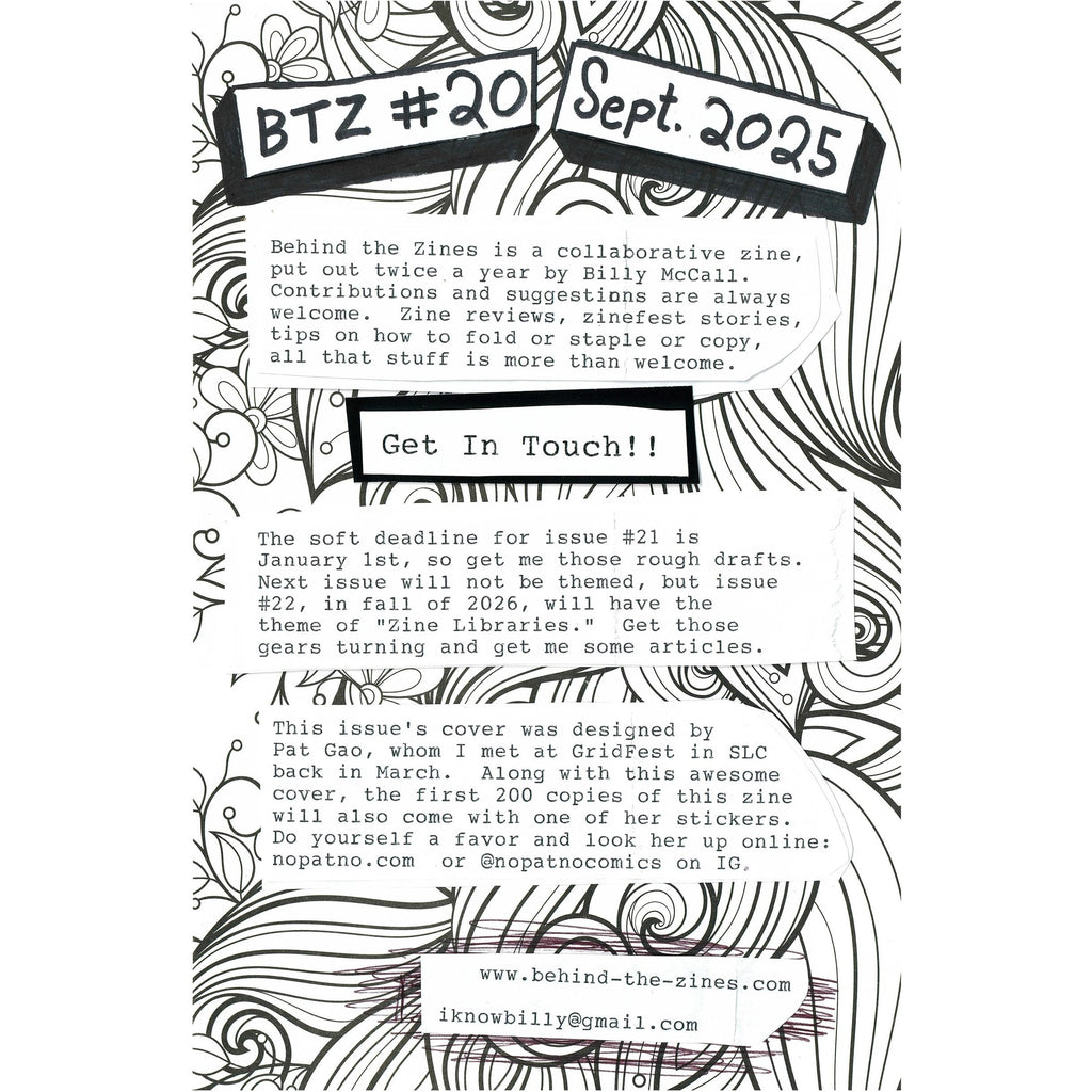 Behind The Zines #20