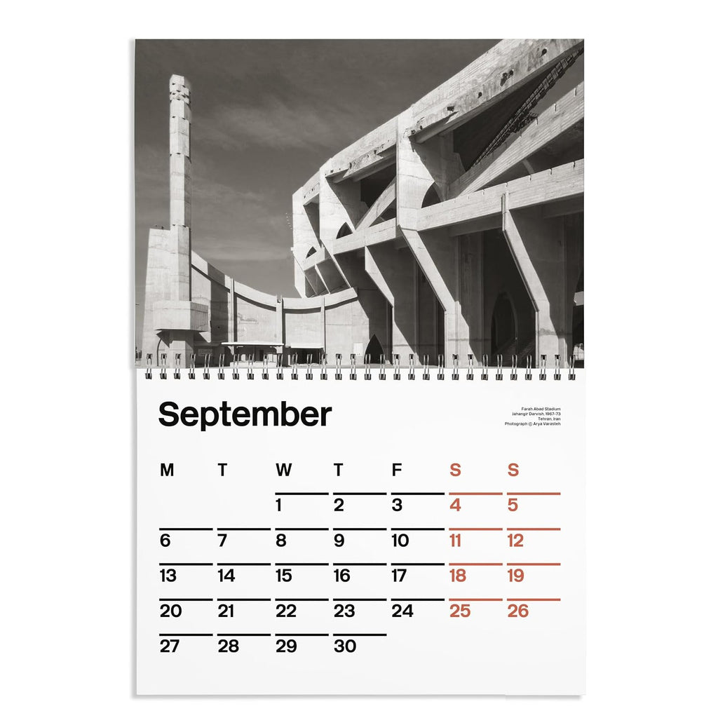 Brutalist Calendar 2027