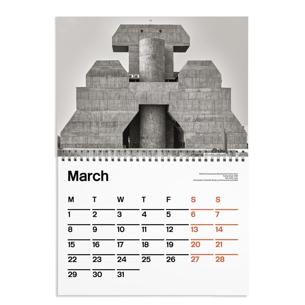 Brutalist Calendar 2027