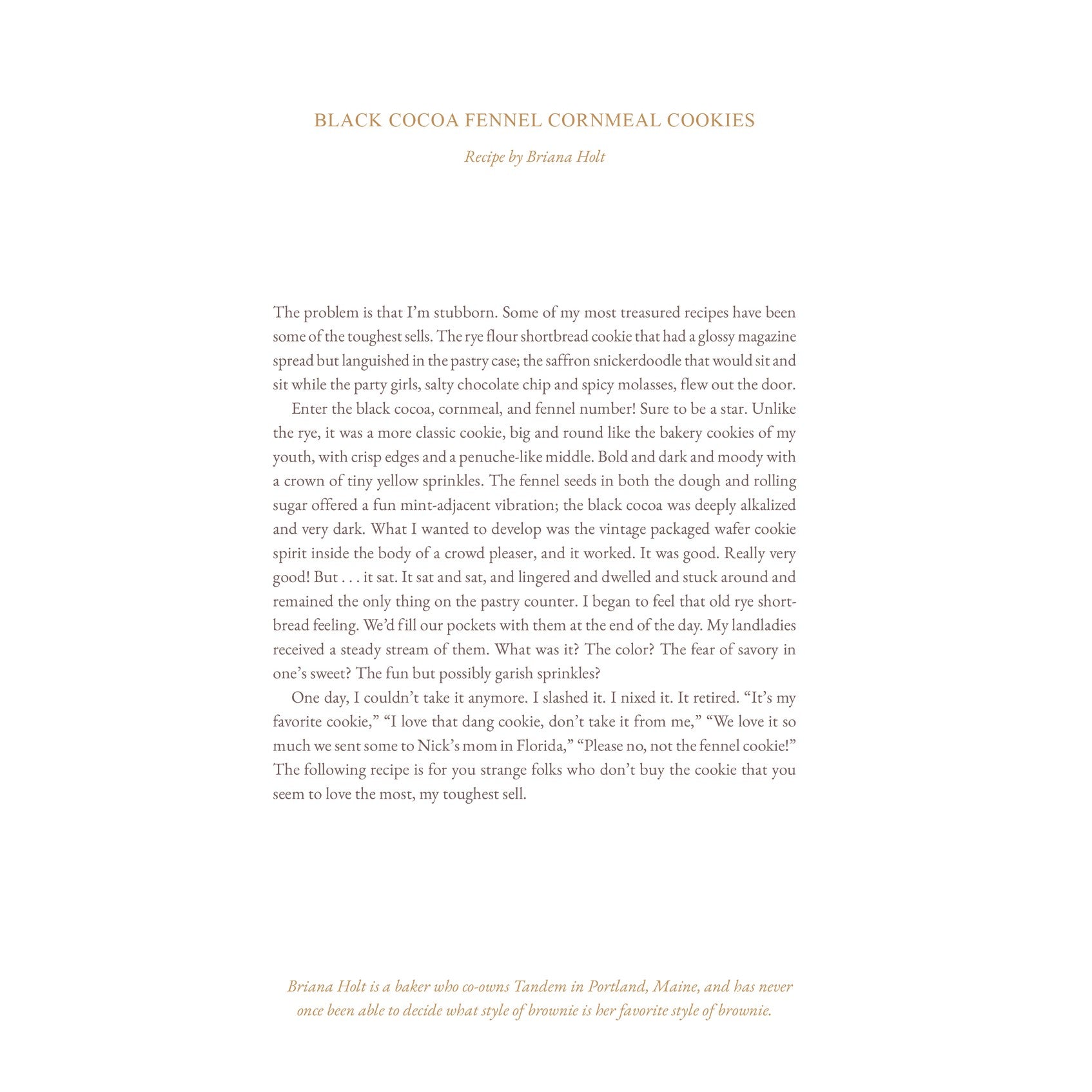 Cake Zine Volume 4: Tough Cookie