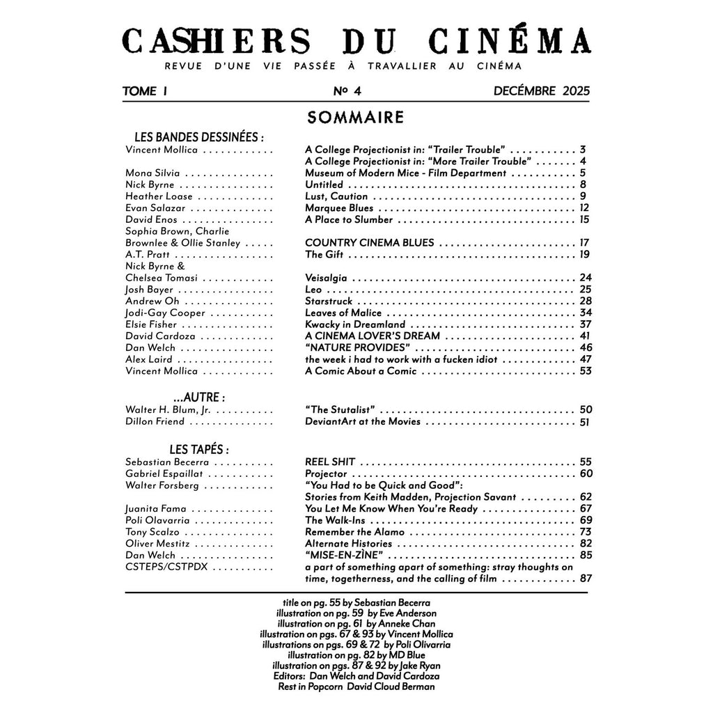 Cashiers Du Cinema #4
