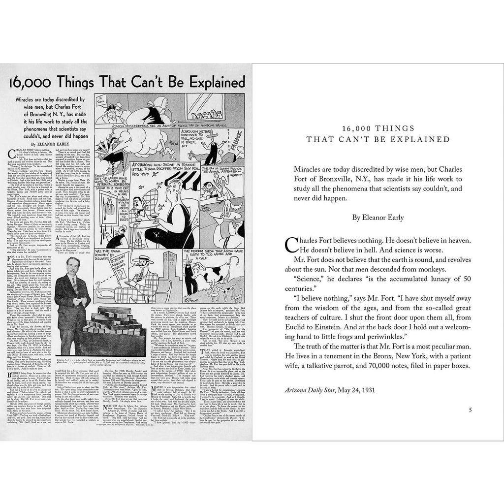Charles Fort: Research