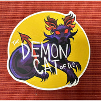 Demon Cat of D.C. Sticker