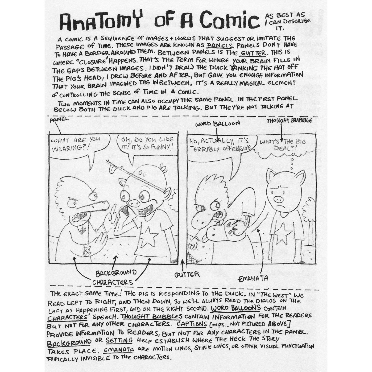 Demystifying Comics