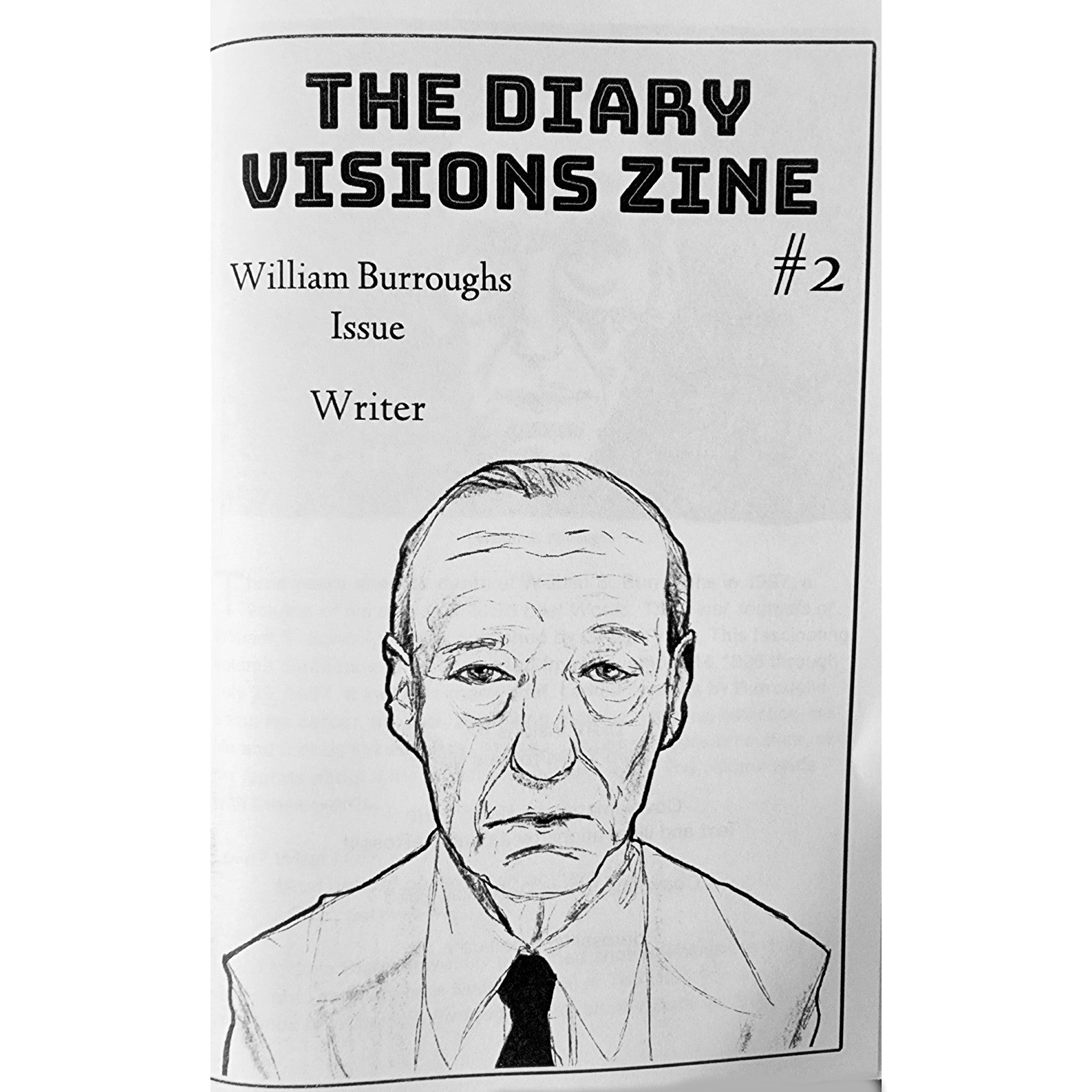 Diary Visions Zine #2: William Burroughs