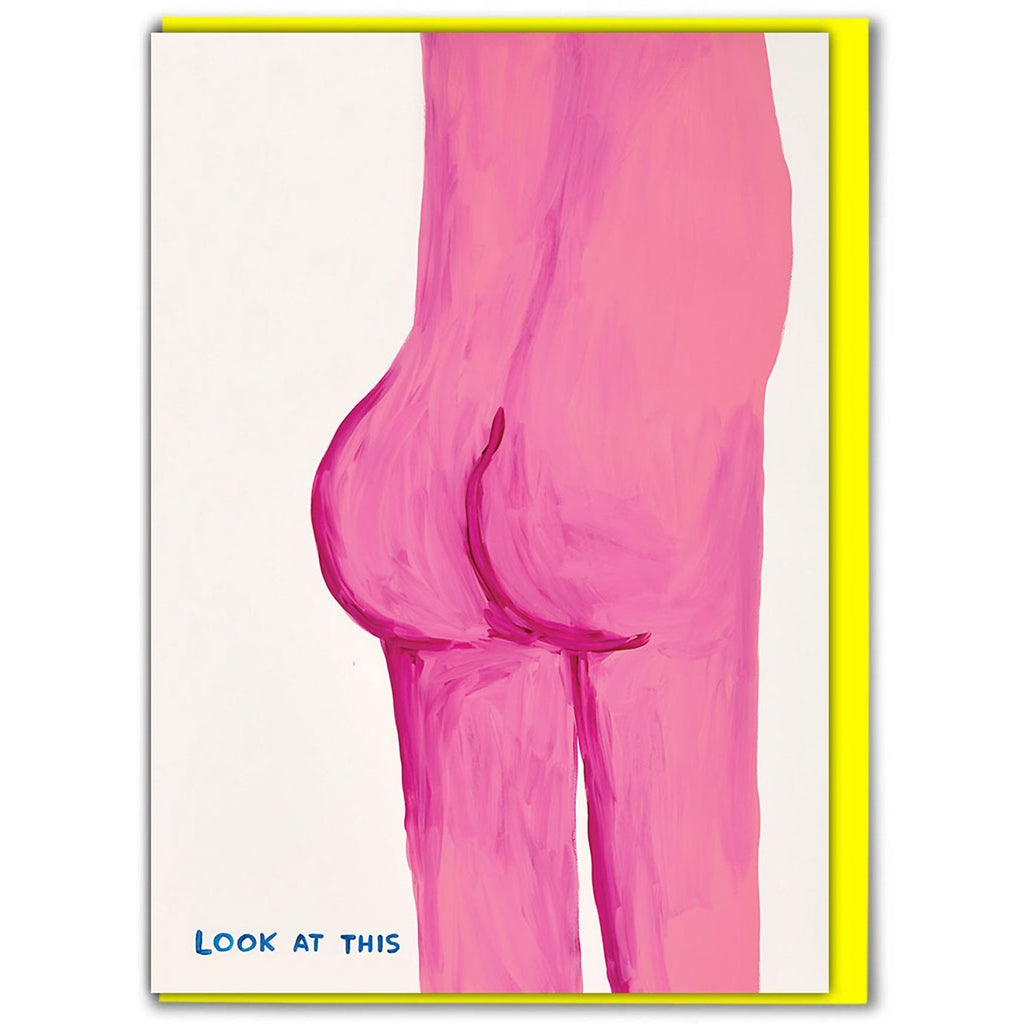 Look At This Bum Notecard