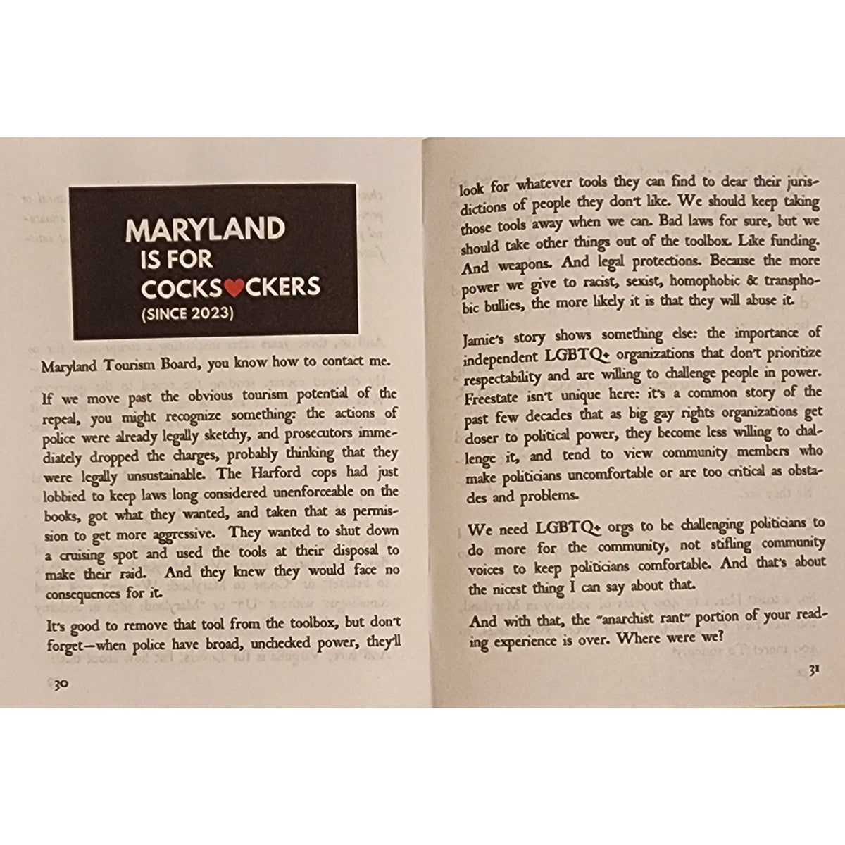 A Gay Little History Of Maryland #8