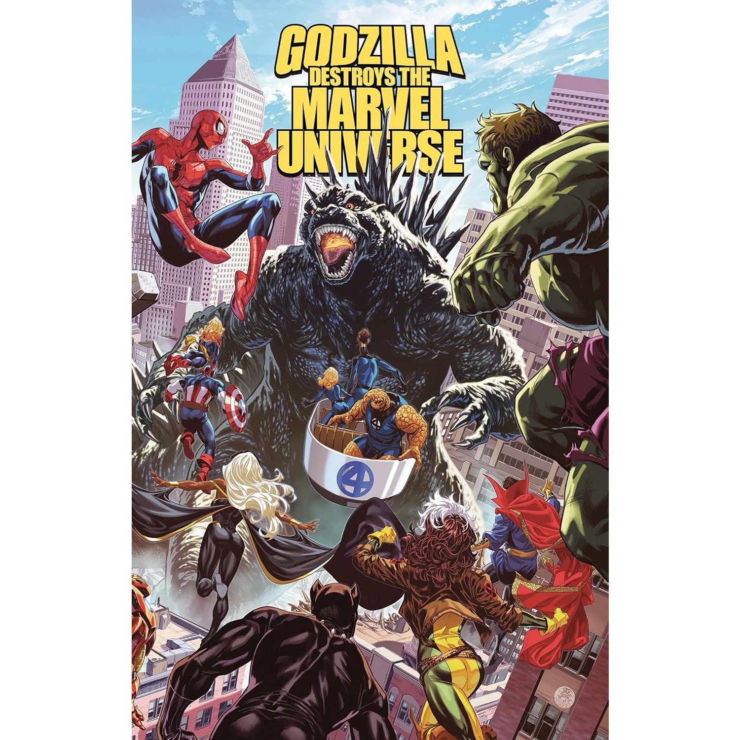 Godzilla Destroys The Marvel Universe