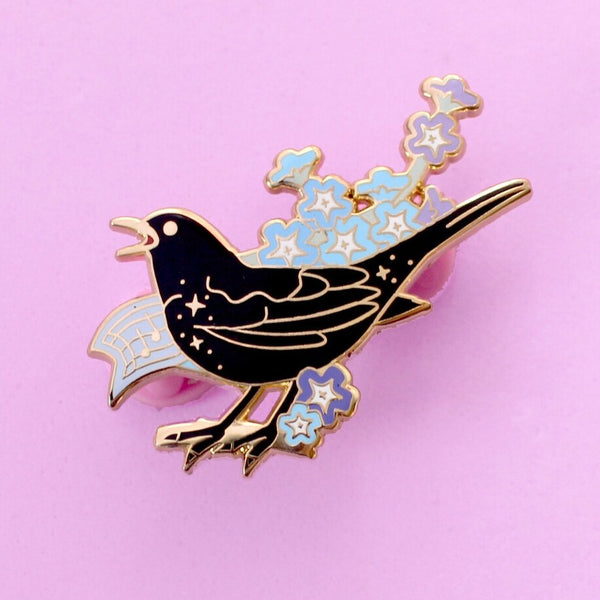 Blackbird Enamel Pin 