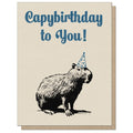 Capybirthday to You Birthday Card