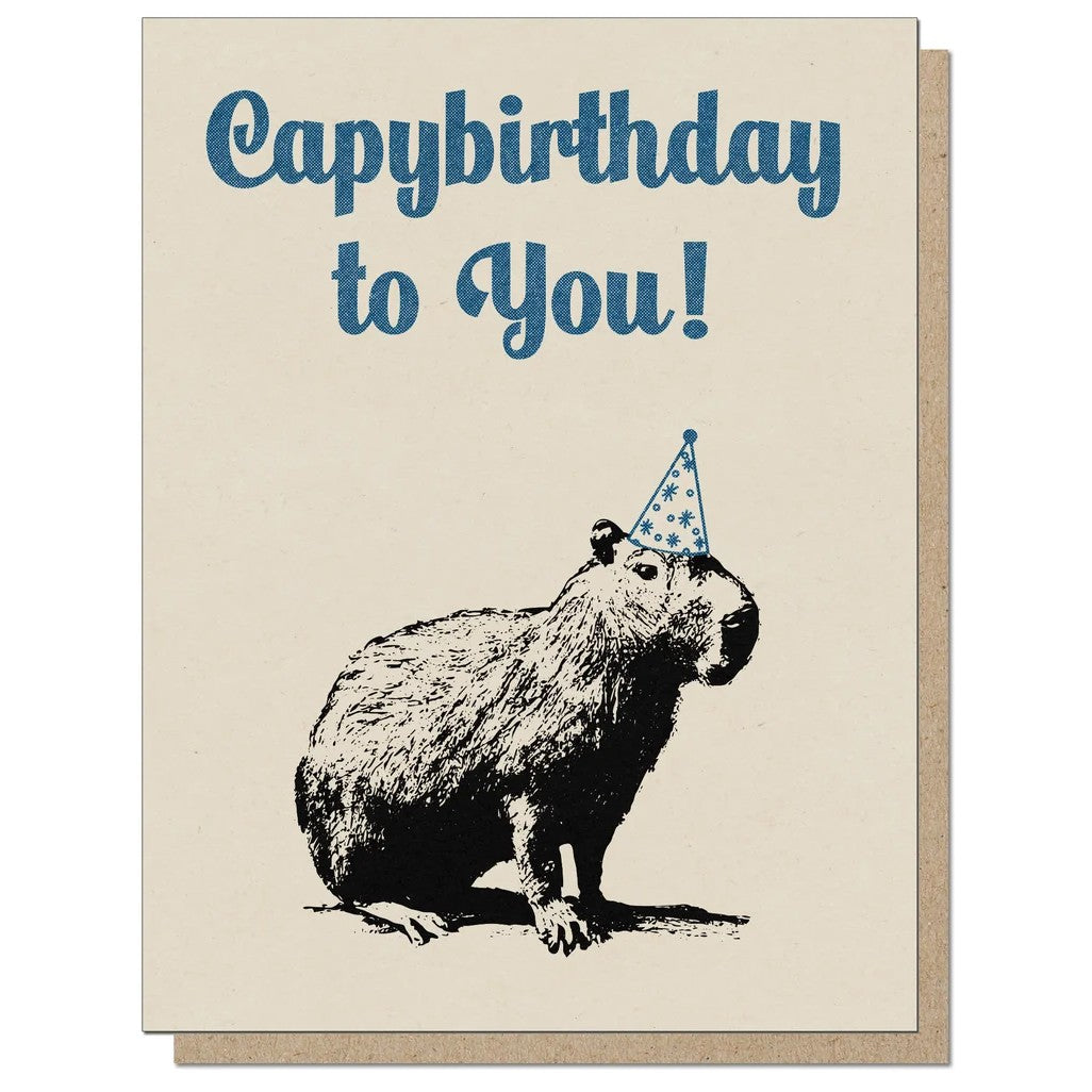Capybirthday to You Birthday Card