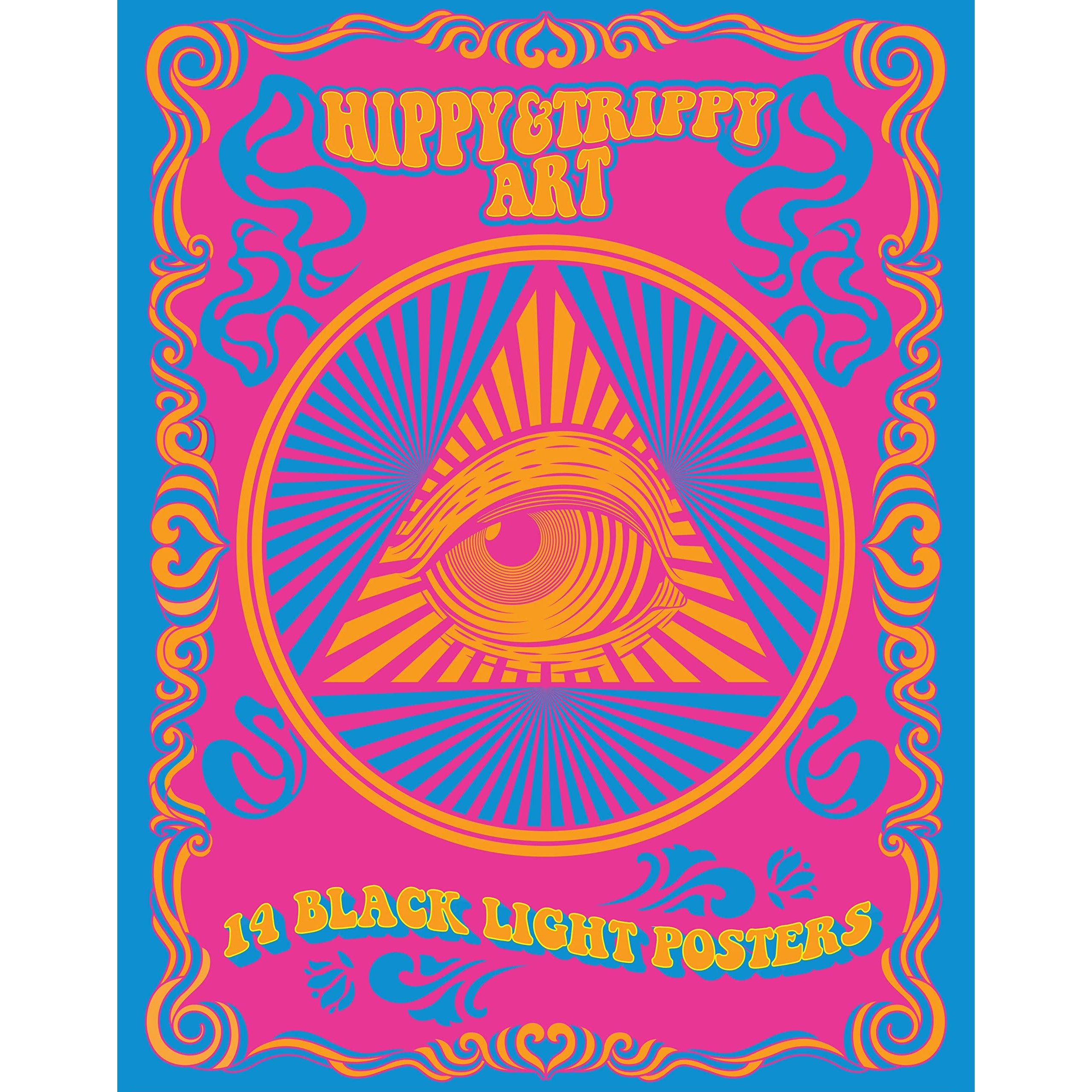Hippy And Trippy Art: 14 Black Light Posters 