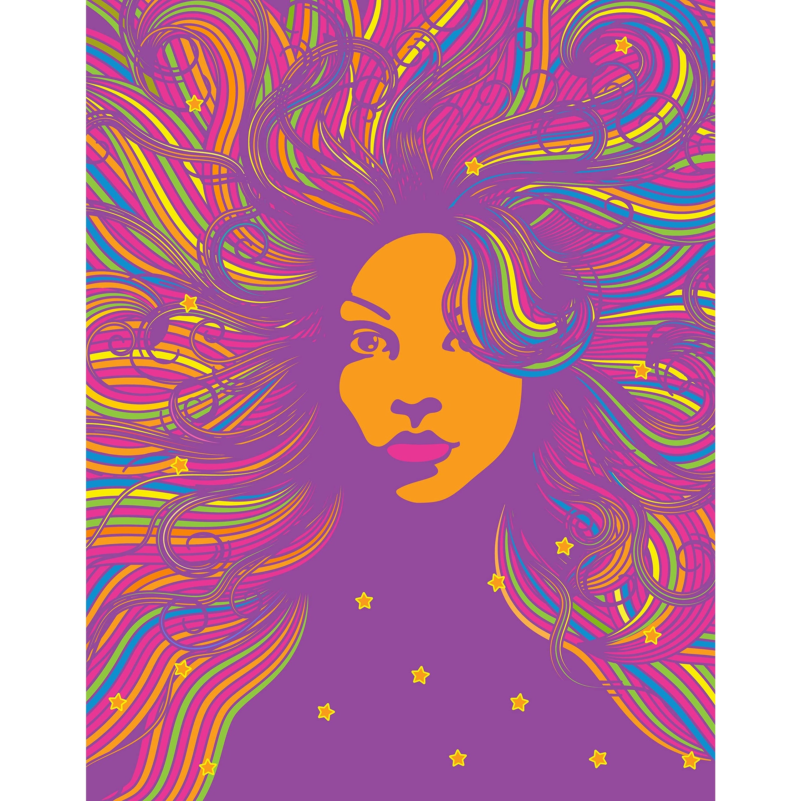 Hippy And Trippy Art: 14 Black Light Posters 