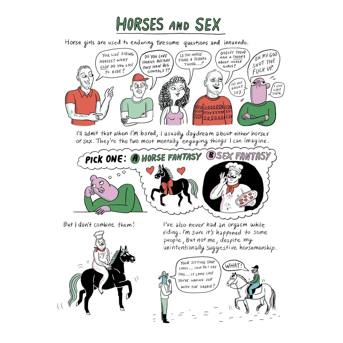 I Can't Stop Thinking About Horses and Sex
