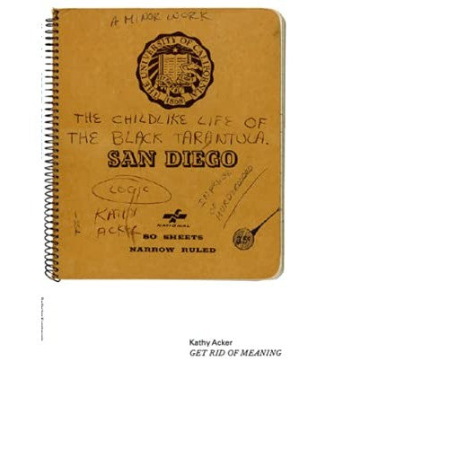 Kathy Acker: Get Rid Of Meaning