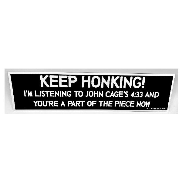 John Cage Sticker