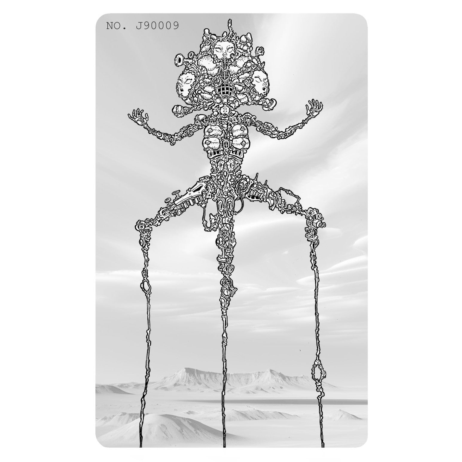 Mechanical Stilt-Women of Mars 